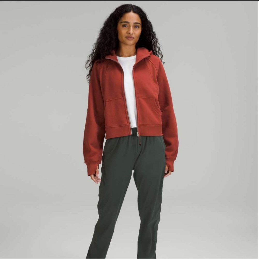 Lululemon Scuba Oversized Full Zip in Cayenne